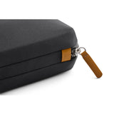 Bellroy Tech Kit in slate color, compact organizer with multiple compartments for cables, chargers, and tech accessories.