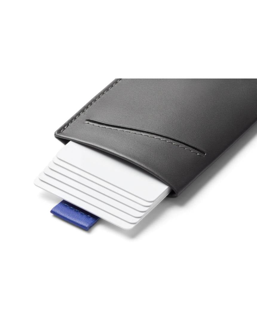 Bellroy Card Sleeve 2nd Ed. - Charcoal Cobalt detail view 3