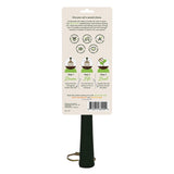 Green We The Wild hand fork garden tool with a sturdy handle and tines for planting and cultivating in the garden.