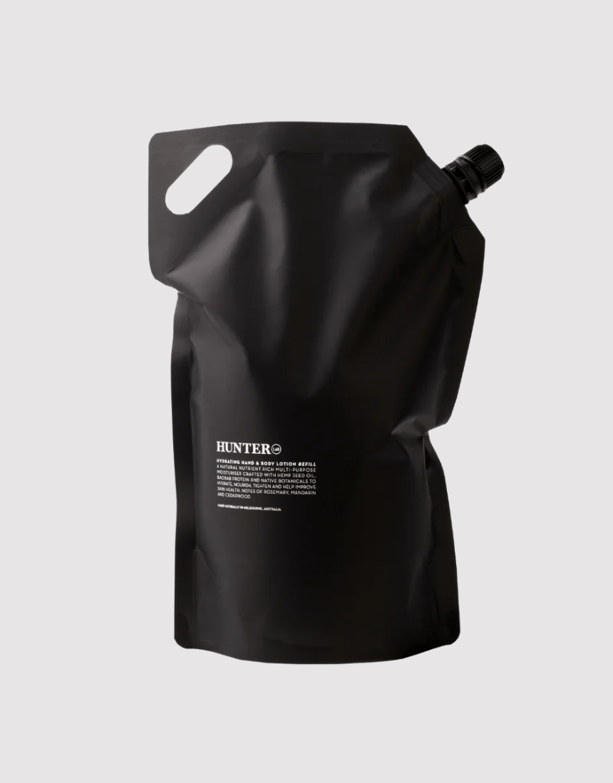 Hunter Lab Forever Kit for Bath & Body with skincare products in sleek packaging, designed for a luxurious self-care routine.