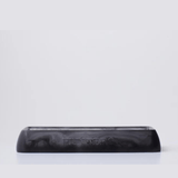 Hunter Lab resin tray for bath and body use, with a sleek, modern design perfect for organizing toiletries or skincare products.