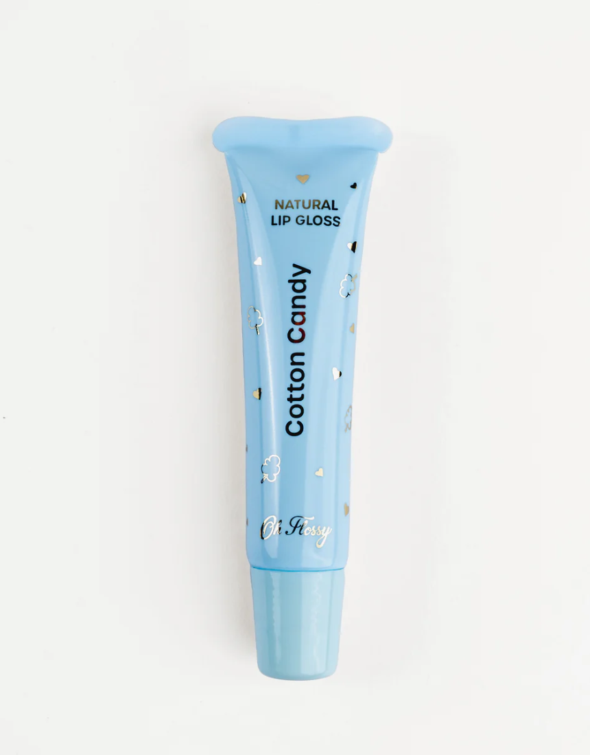 Kids natural lip gloss set from Oh Flossy, featuring colorful, child-friendly lip gloss tubes with cute packaging.