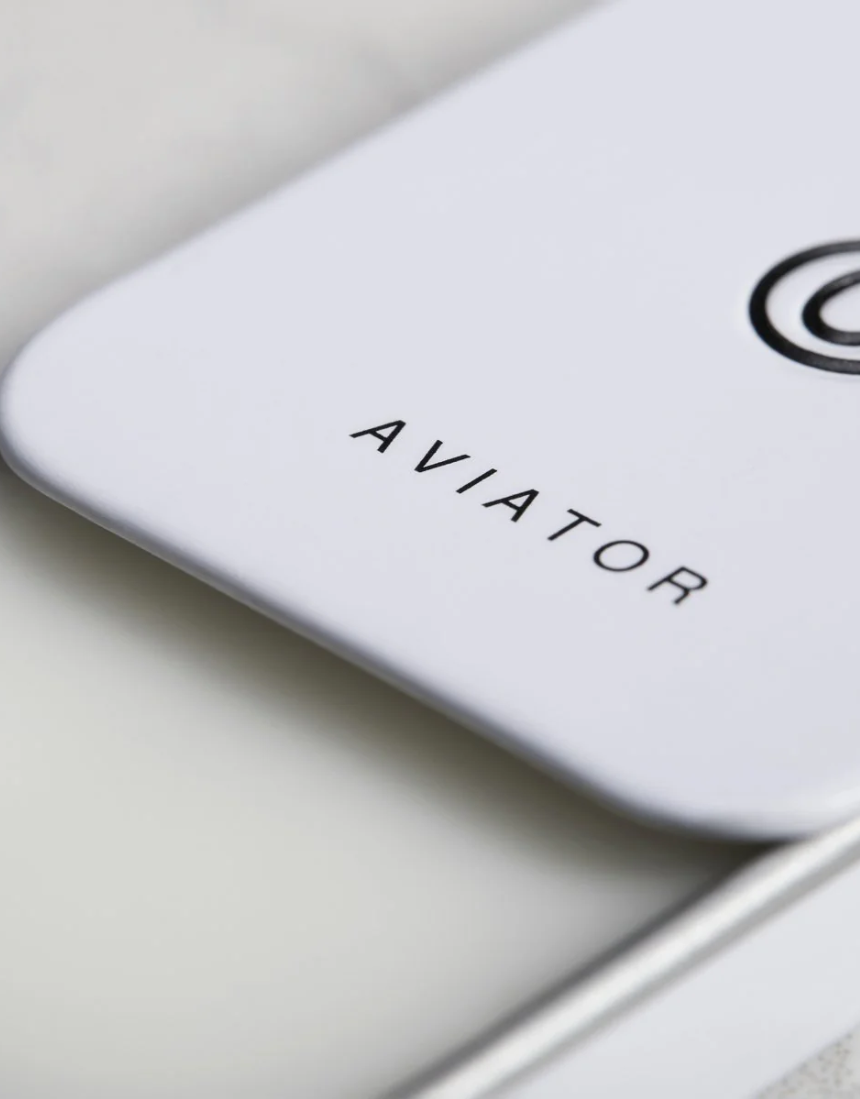 Solid State Aviator solid cologne container with sleek packaging, designed for portable use and everyday freshness.