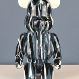 Roshi Splash Bear in white and black with splash design, showcasing a stylish, modern sneaker with bold color accents.