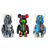 Roshi Splash Bear in white and black with splash design, showcasing a stylish and comfortable graphic hoodie.