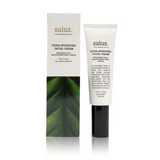 Salus Ultra-Hydrating Facial Cream jar with smooth, creamy texture perfect for moisturizing and nourishing skin.