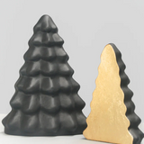 White Moose Christmas tree set in black, home decor ornament with festive design for holiday decoration.
