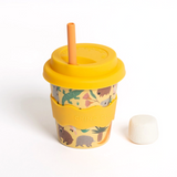 Chino Club Aussie Animals baby kids cup featuring colorful animal illustrations and a 4oz size, suitable for young children.
