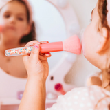 Kids' Oh Flossy Sprinkle Makeup Brush Set with colorful brushes, perfect for imaginative play and gentle on young skin.