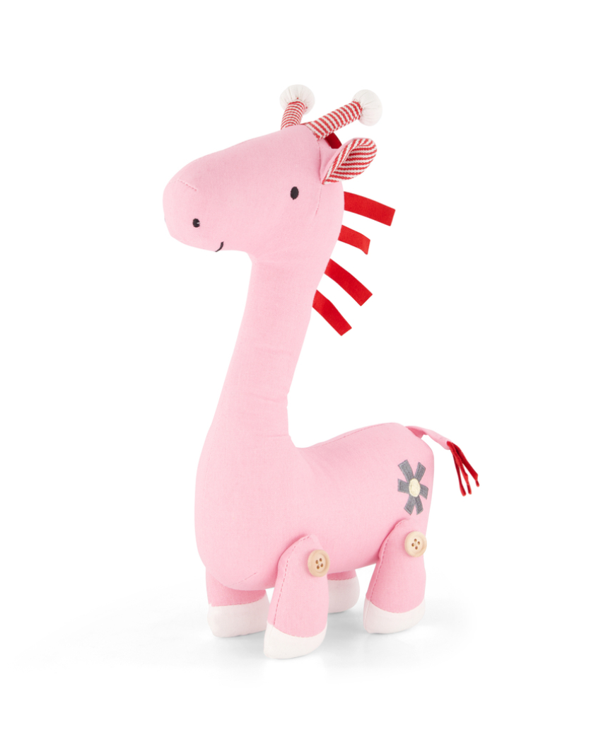 Lily & George Georgia Giraffe soft toy with long neck, plush fabric, and friendly face, perfect for children.