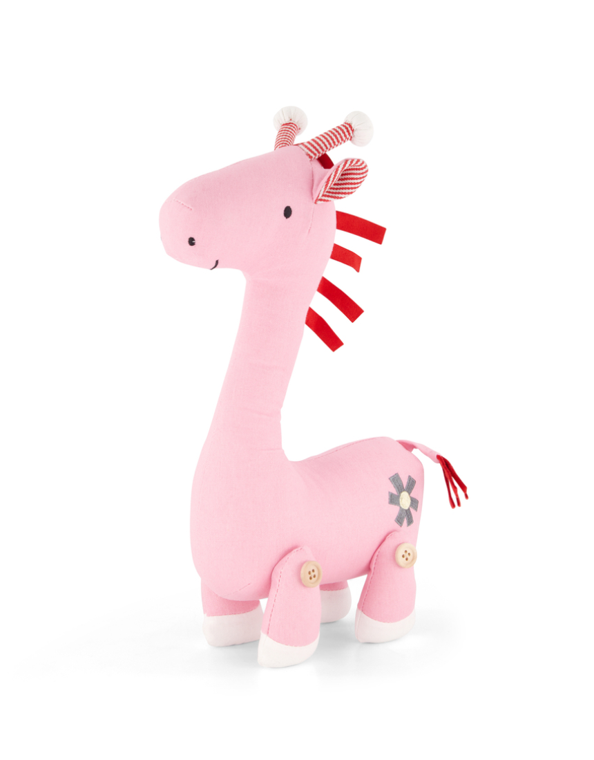 Lily & George Georgia Giraffe soft toy with long neck, plush fabric, and friendly face, perfect for children.