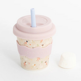 Chino Club Fairy Baby Chino Cup 4oz for kids, small pink and white children’s cup with fairy design.