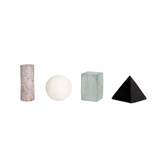 Areaware Drink Rocks Shapes set featuring various uniquely shaped stone-like drink chilling stones in a display.