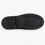 Merry People Bobbi Gumboot Midnight in navy blue waterproof rubber boots with sturdy soles and a sleek, stylish design.