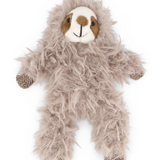 Lily & George Sofia Sloth plush toy rattle with soft fabric and embroidered details for infants and young children.
