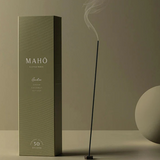 Maho Brûlée Incense Kit with various incense sticks and accessories for aromatic burning and relaxing ambiance.