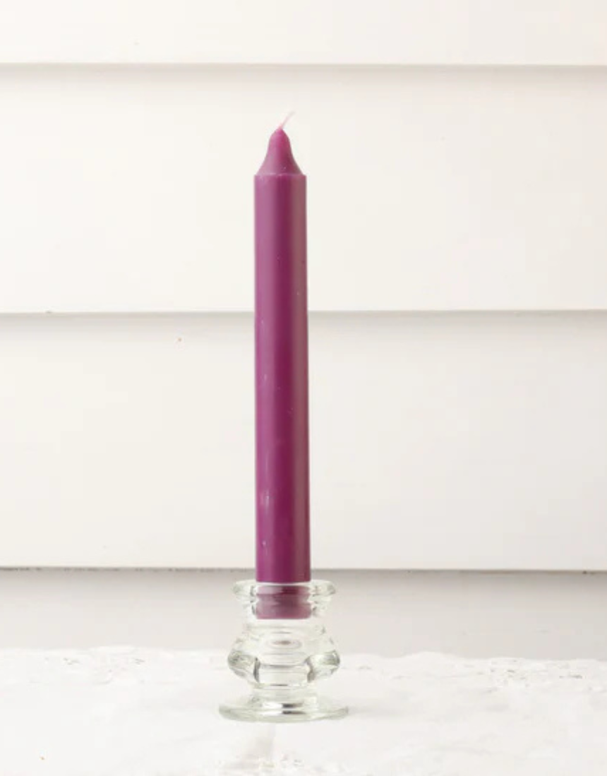 River Road dinner candles in a pack of six featuring Hocus Pocus themed designs, perfect for festive table settings.