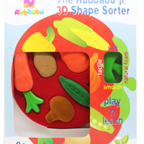 Colorful Rubbabu Shapes Sorter Vegetables toy with soft, textured vegetable shapes for early shape and color recognition learning.