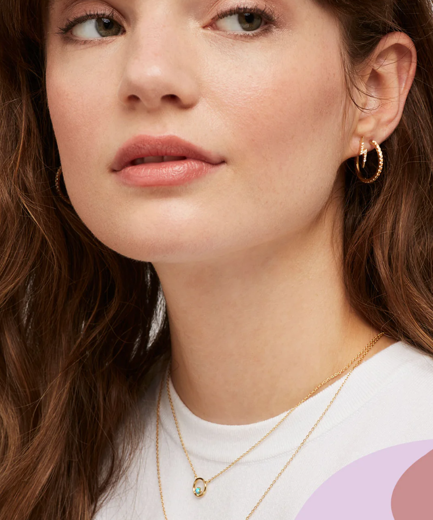 Estella Bartlett lightning bolt earrings with silver-tone finish, hanging design, and sleek, modern style.