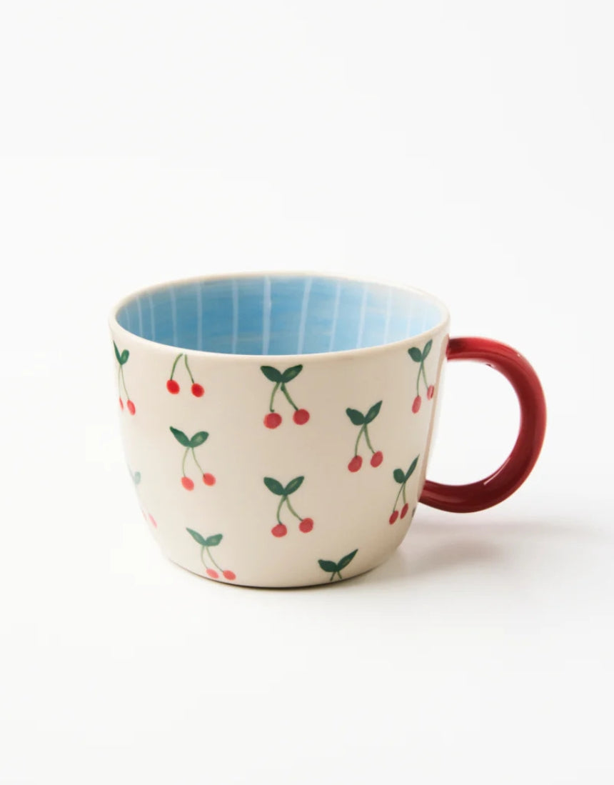Jones & Co Chino Mug Mon Cherie featuring a stylish design and comfortable handle, perfect for everyday use.