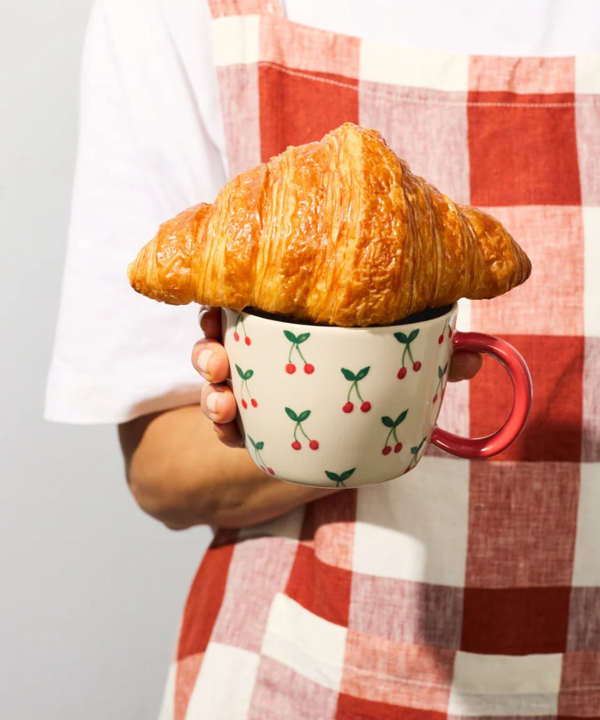 Jones & Co Chino Mug Mon Cherie featuring a charming design, ceramic mug perfect for coffee or tea.