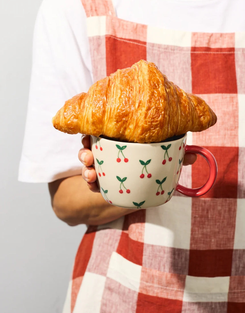 Jones & Co Chino Mug Mon Cherie featuring a charming design, ceramic mug perfect for coffee or tea.