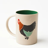 Jones & Co Coop Clover Mug showing a ceramic mug with a green clover design on a white background.