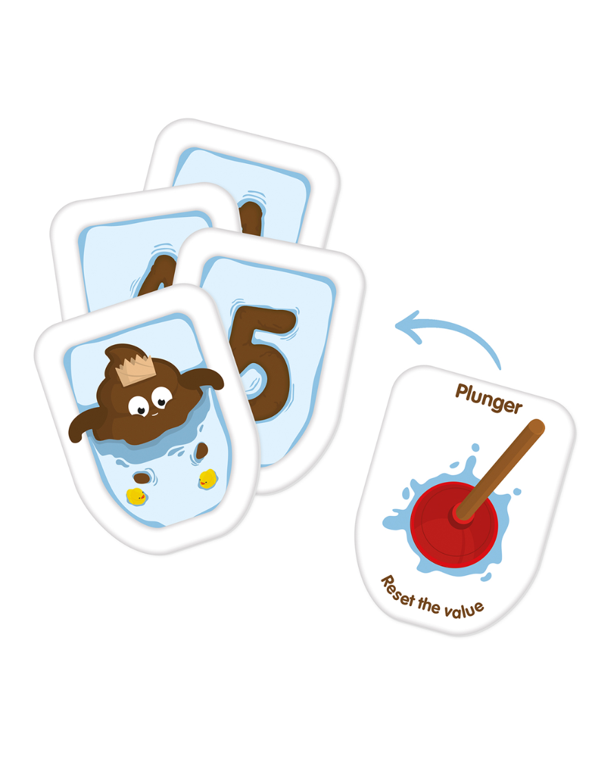 William Valentine Poopy McPoopface game box featuring colorful cartoon characters and playful design on a white background.