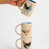 Jones & Co Coop Clover Mug featuring a green clover design, ceramic mug with a smooth handle and vibrant print.