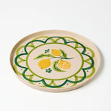 Jones & Co Tavola platter featuring a decorative ceramic design, ideal for serving cheese, fruit, and appetizers.