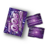 William Valentine Super 00s Music Trivia game box with colorful design and bold text, featuring 2000s music icons and trivia questions.