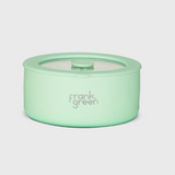 Frank Green stainless steel bowl with glass lid, 700ml capacity, featuring a sleek design for homeware use.
