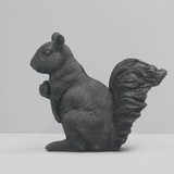 White Moose squirrel twin set in black, cozy homeware featuring a playful squirrel design on soft fabric.