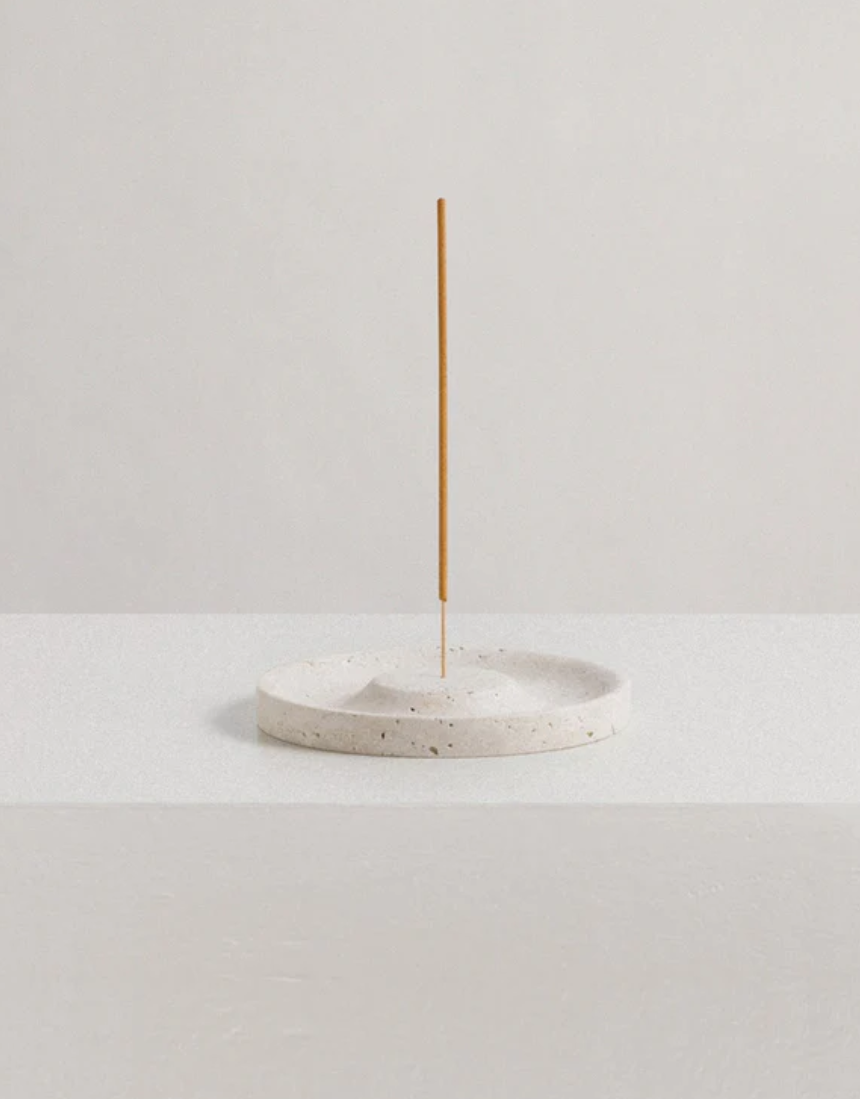 Addition Studio Dune Incense Burner with intricate design, made of ceramic, perfect for aromatic incense burning and home decor.