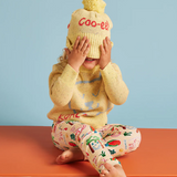 Halcyon Nights Sunny Koala cotton knit beanie hat for 3-6 months, featuring a cute koala design and soft knit fabric.
