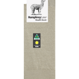Medium black Baby Alpaca Socks by Humphrey Law, soft and cozy, featuring a comfortable knit design for infants.