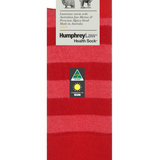 Humphrey Law fine merino and baby alpaca socks in medium size, soft and warm, in a berry color.