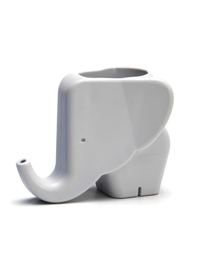 Grey Peleg Design Jumbo Jr Faucet Fountain, a playful homeware water feature with a faucet-inspired design.