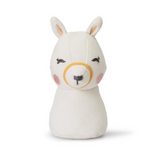 Picca Loulou Llama Mini Rattle for babies, soft fabric toy with a cute llama design, perfect for teething and sensory play.
