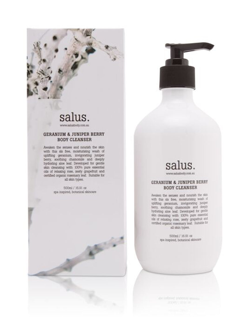 Salus Geranium & Juniper Berry Body Cleanser 500ml Bath and Body