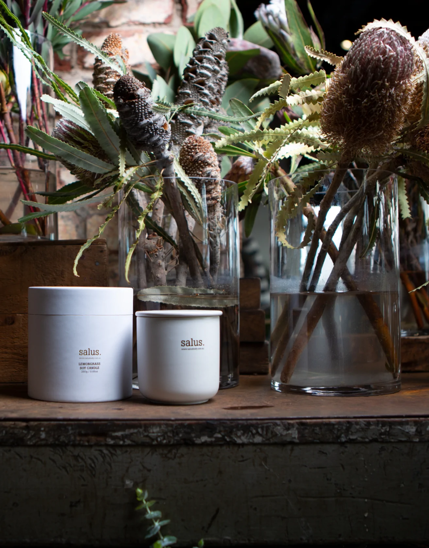 Salus Lemongrass Soy Candle Candles